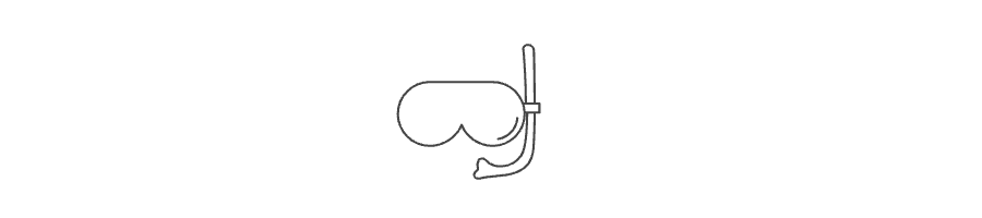 Graphic of a snorkel and mask.